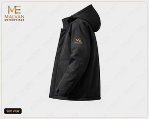 Hot Sales for Men Casual Stand Puffer Jacket Zipper Custom Winter Hood Loose Fit Woven <b>Bubble</b> <b>Coat</b> for Outdoor Utility Use - Product Image 2