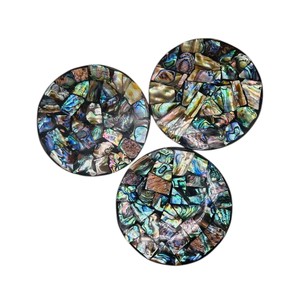 Elegant Shell Inlay <b>Drink</b> <b>Coasters</b> for Home Decor - Product Image 4