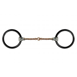 Bocados de equitación western de alta calidad con logo personalizado, de acero inoxidable, con anillo suelto y alambre de cobre, modelo SP-70110, marca personalizada. - Product Image 1