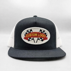 Gorra Deportiva de Malla de Alta Calidad para Verano, Gorra Trucker de Hip Hop con Logotipo 3D Personalizado Bordado, Gorra de Béisbol de 5 Paneles para Hombre - Product Image 1