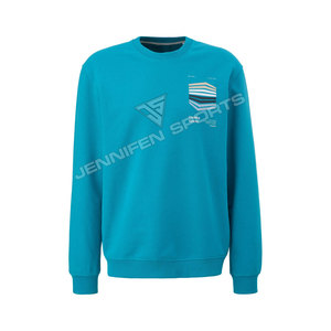 Sudadera Deportiva de Invierno Personalizada, Manga Larga, Cuello Redondo, Informal, 100% Algodón, Forro Polar, Transpirable, Resistente al Viento, para Hombre, con Estampado Digital - Product Image 1