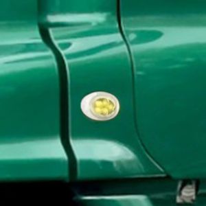 2 Pezzi Luci Laterali/Indicatori di Direzione a LED con Lente Trasparente per Cabina Anteriore, per Camion 2008-2017 - Product Image 5