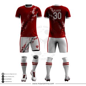 Ensemble de maillots de football personnalisés en gros, uniforme de football OEM, respirant, séchage rapide, uniforme d'équipe de football, fabricant de vêtements de sport - Product Image 6