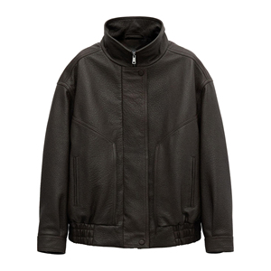 Women Genuine <b>Leather</b> <b>Long</b> <b>Jacket</b> Ladies Stylish Full-Length Black Slim Fit Zip-Up Customized Logo Factory Wholesale - Product Image 1