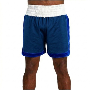 Wholesale MMA Compression Shorts Front Logo OEM Custom for Kick Boxing Fight Shorts Breathable 220g Men's <b>Polyester</b>/Nylon Quick - Product Image 6