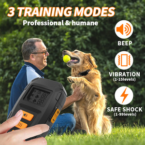 Dispositif anti-aboiement anti-aboiement de chien à ultrasons sans choc pour collier de dressage de chien avec télécommande - Product Image 5