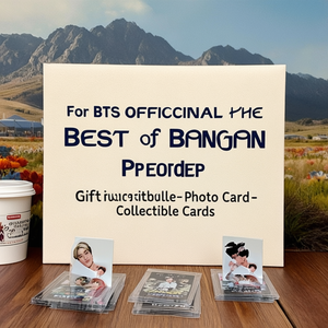 การ์ดสะสมภาพถ่ายของขวัญพรีออเดอร์อย่างดีที่สุดจาก BTS Official the Best of Bangtan - Product Image 3