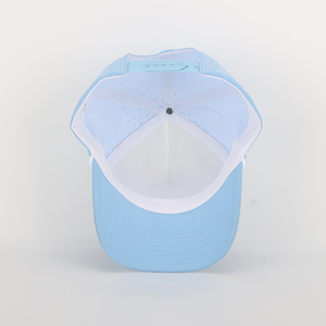 Gorra de Béisbol Impermeable de 5 Paneles, PVC, Goma, Transpirable, Malla Perforada, Ajustada, Gorras de Golf, Logotipo con Parche de Silicona, Unisex para Fiestas - Product Image 3