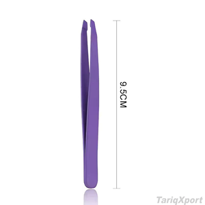 Pinzas de Precisión para Cejas de Acero Inoxidable con Punta, Logotipo Personalizado, Ligeras, Reutilizables, Herramienta para Dar Forma a las Cejas - Product Image 3