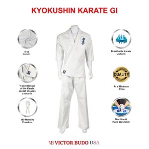 ชุดเทควันโดคุณภาพสูง ผ้าโพลีคอตตอน ระบายอากาศได้ดี น้ำหนักเบา ทนทาน ชุดฝึกซ้อม คอวี สำหรับผู้ชายและผู้หญิง - Product Image 5