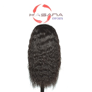 Peluca Premium de Cabello Indio Remy con Cierre 5x5, 100% Humano, Negro Natural, Pre-Desplumada, Encaje HD, Sin Pegamento, Doble Trama a Máquina, Densidad Completa - Product Image 1