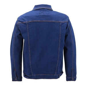 Veste en jean boutonnée pour homme, design personnalisé, robuste, classique, manches longues, haute qualité - Product Image 2