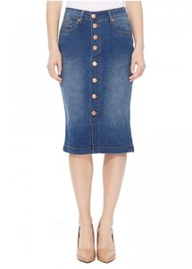 Minifalda vaquera vintage sexy para mujer, casual, con abertura, cintura regular, estilo trompeta sirena, transpirable - Product Image 5