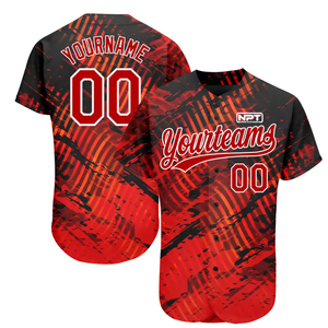 Maillot de baseball personnalisé pour hommes à prix de gros, avec logo sur mesure et design personnalisé - Product Image 1
