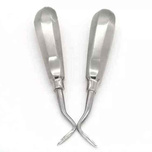 Élévateur dentaire manuel professionnel en acier inoxydable courbé pour l'extraction des racines de dents, certifié CE - Product Image 6