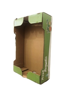 Vietnam Manufacturer's Recycled Materials Corrugated Paper Carton <b>Box</b> Glossy Lamination Fruits Packaging Air Sea Express Best - Product Image 3