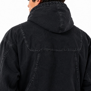 Sweat à capuche vintage délavé pour homme – Qualité supérieure, coupe oversize, style streetwear, effet délavé à l'acide, lourd et décontracté - Product Image 6
