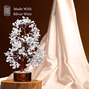 Wholesale <b>Rainbow</b> Moonstone Crystal Tree of Life Silver Wire Gemstone Healing Stones Crystal Tree Home <b>Decor</b> - Product Image 4