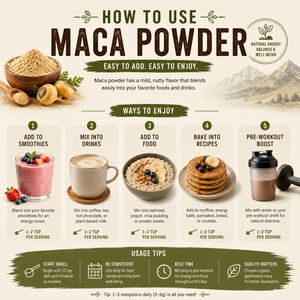 OEM Bulk Wholesale Maca Powder 100% Pure Natural Maca Root Powder (Lepidium Meyenii) Superfood for Smoothies & Functional Foods - Product Image 2