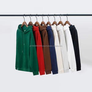 Suministro de Fábrica, Sudaderas Personalizadas de 380g con Hombros Caídos, 100% Algodón, Sudaderas Unisex de Alta Calidad al por Mayor - Product Image 1