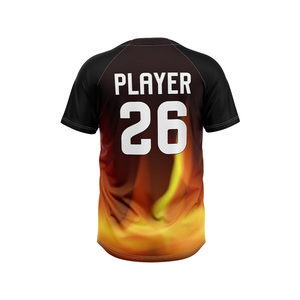 เสื้อเบสบอลผู้ชายสั่งทำขายส่ง ผ้าโพลีเอสเตอร์ 100% ปักลาย แห้งเร็ว พร้อมสกรีนลาย - Product Image 3