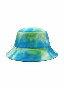 Nouveau Chapeau Bob en Fausse Fourrure Tendance, Motif Color Block Bleu, Unisexe, Adapté aux Hommes et aux Femmes, Chapeau d'Été Color Block avec Nœud - Product Image 3