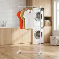 Séchoirs à linge pliants en métal de type debout, vente sur Shopee, rangement à domicile, armoire, salle de bain, design moderne, fabricant taïwanais