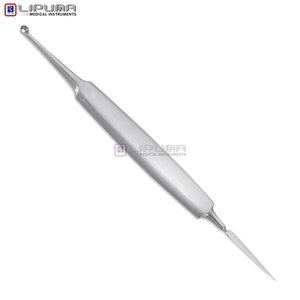 Coupe-ongles pour seniors OEM ODM à long manche en acier inoxydable, lame courbée, verrou de sécurité, pousse-cuticules pour ongles épais - Product Image 2