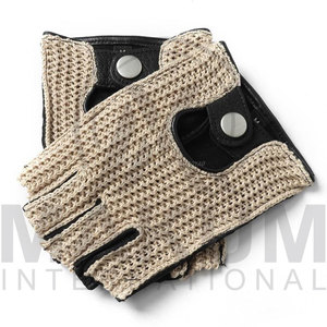 Gants de conduite unisexes en cuir de haute qualité professionnels à doigts entiers avec logo personnalisé pour voiture et moto - Product Image 6