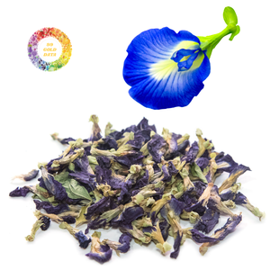 ชาดอกอัญชันอบแห้งพรีเมียม สีฟ้าธรรมชาติ สำหรับสีผสมอาหารจากธรรมชาติ สร้างสรรค์เพื่อสุขภาพ เหมาะสำหรับวันวาเลนไทน์และงานแต่งงาน - Product Image 1