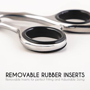 Ciseaux de coiffure professionnels de haute qualité à prix d'usine, manche intelligent, lame tranchante en acier inoxydable 4Cr13 - Product Image 6