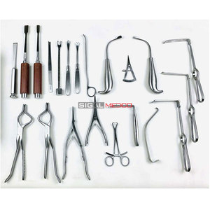 Juego de Instrumentos Quirúrgicos Maxilofaciales de Acero Inoxidable de Calidad Premium, Grado Alemán, Ortopédicos, Manuales, Modulares, Quirúrgicos, Dentales - Product Image 3