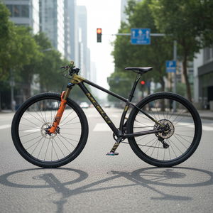 Vélo de montagne à suspension avant en carbone monocoque ultra léger avec transmission à 12 vitesses pour les courses de cross-country - Product Image 2