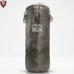 Sac de frappe lourd personnalisable en cuir PU PVC 25KG Léger pour l'entraînement – Créez votre propre design - Product Image 6