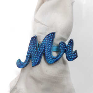 Servilletero de Reno de metal martillado en acabado de bronce antiguo, decoración rústica de mesa de vacaciones para cenas y fiestas de Navidad - Product Image 4