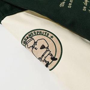 เสื้อแจ็คเก็ตวาร์ซิตี้ฤดูหนาวสำหรับผู้ชายไซส์ใหญ่ คุณภาพสูง ผลิตตามสั่ง เป็นมิตรต่อสิ่งแวดล้อม ทำจากผ้าขนสัตว์ถัก ป้องกันลม ตกแต่งด้วยลายปักแบบ Letterman เหมาะสำหรับสวมใส่ในเมือง - Product Image 3