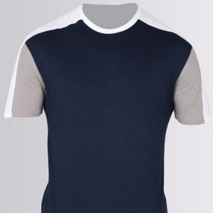 เสื้อยืดลำลองผู้ชายดีไซน์ล่าสุด ผ้าโพลีเอสเตอร์ 100% ทรงหลวม แฟชั่นคุณภาพสูง สีสันตามสั่ง ยั่งยืน ไม่เป็นขุย - Product Image 4