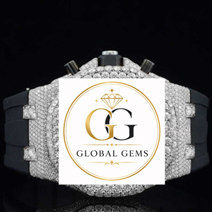 Reloj de Diamantes Blancos de Alta Calidad para Reuniones de Negocios, Eventos y Looks de Alta Moda, Disponible para Exportación - Product Image 1