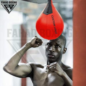 Boxing Training <b>Punching</b> <b>Ball</b> For Hanging Speed Bag Best Quality In Red With Black Color Heavy-Duty Oxford Fabric <b>Punching</b> Bag - Product Image 4