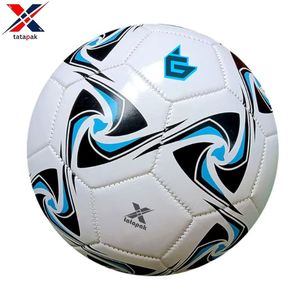 For Custom PVC Leather Machine Stitched Lightweight Size 5 Logo Soccer Ball for Team Sports - Product Image 1