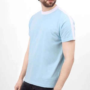 เสื้อยืดคอกลมแขนสั้นผู้ชายสีดำ ผ้าคอตตอน 100% ผ้าเนื้อดี พิมพ์ลายโลโก้ด้านหน้า สไตล์ทางการ ทรงหลวม ไม่เป็นขุย ใส่ได้ในฤดูร้อน - Product Image 2