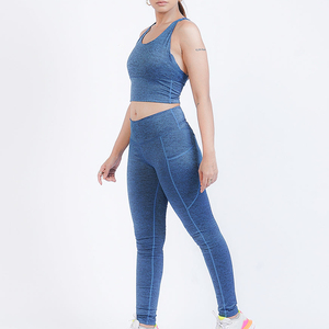Conjunto de Yoga para Mujer de Buena Calidad, Nuevo, Diseño Simple, Último Diseño, Cintura Elástica, Personalizable con Logotipo - Product Image 5