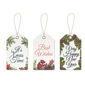 Etiquetas colgantes de PVC con diseño nuevo y en relieve, muestra gratuita de moda, etiquetas colgantes especiales con cordón para regalo, etiquetas para ropa con logotipo propio - Product Image 1