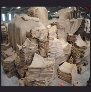 Wholesale Strong Jute Sacks with Silk Screen Printing for Agriculture Crop <b>Packaging</b> Grain Storage Transportation - Product Image 4