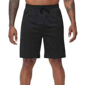 Shorts de sport respirants personnalisés pour hommes, couleur unie, en mesh, séchage rapide, anti-UV, pour l'entraînement, la course à pied et l'athlétisme - Product Image 6