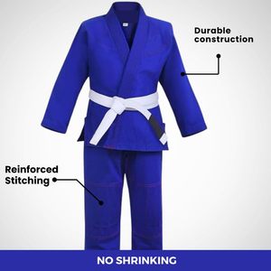 ชุดยูโด BJJ ผ้าฝ้ายคุณภาพสูง ทอลายเพิร์ลวีฟ ออกแบบได้ตามต้องการ ระบายอากาศได้ดี น้ำหนักเบา ทนทาน ชุดฝึกซ้อมสำหรับผู้ชายและผู้หญิง - Product Image 2