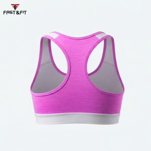 Sujetadores deportivos de yoga de talla grande al por mayor, con color frontal, de alta sujeción, a prueba de golpes, de secado rápido y con almohadillas extraíbles - Product Image 2