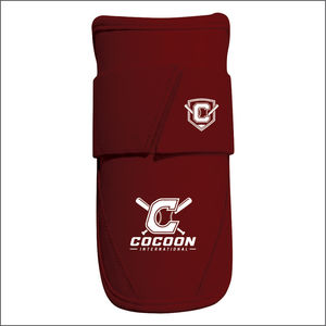 Protège-coude de baseball vert personnalisé en tissu maillé PU léger avec sangle réglable – Taille adulte et junior pour l'entraînement du bras - Product Image 6