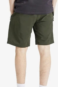 <b>Mens</b> Olive Green Quick Dry <b>Bermuda</b> <b>Shorts</b> Mid Rise Zipper Fly Casual Woven Fabric Solid Color Pockets - Product Image 5