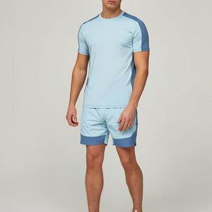 Vêtements de course à pied, vêtements de compression, ensembles de fitness et de yoga pour hommes, prix de gros, ensembles de t-shirts et pantalons de compression pour la gym et l'entraînement. - Product Image 1